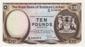 Royal Bank Of Scotland Ltd 1969 To 1981 10 Pounds,  3. 5.1976